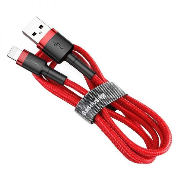 Baseus Cafule USB Lightning cable 2.4A 1m (black + red) navod