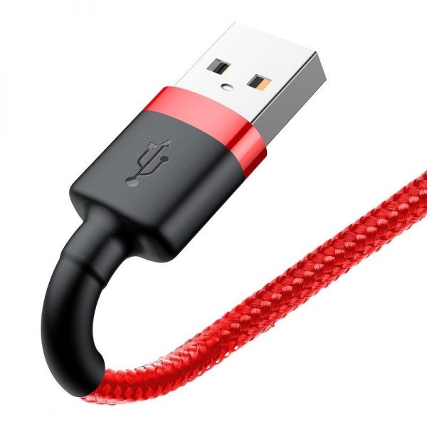 Baseus Cafule USB Lightning cable 2.4A 1m (black + red) sk