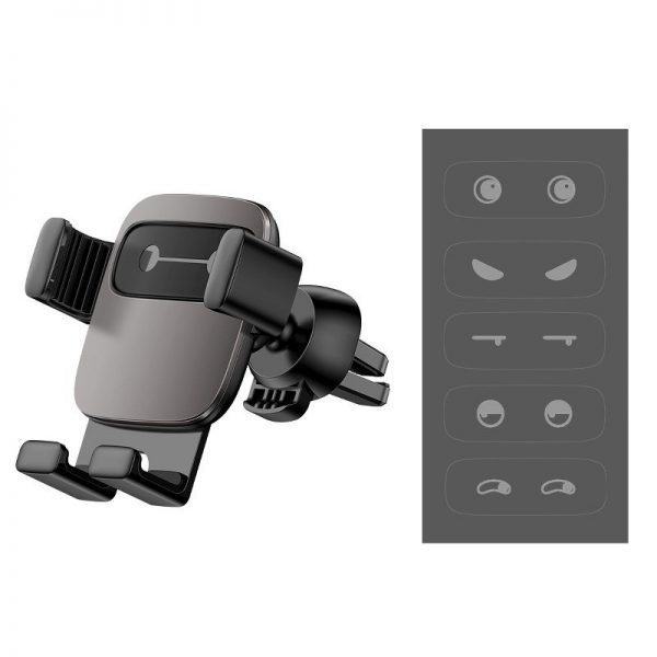 Baseus Cube Gravitational car holder on ventilation grid (Black) navod