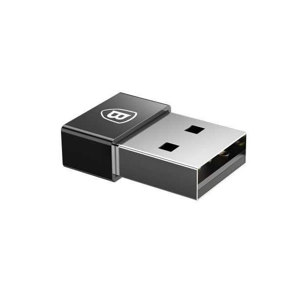 Baseus Exquisite USB to USB-C 2.4A Adapter (black) navod