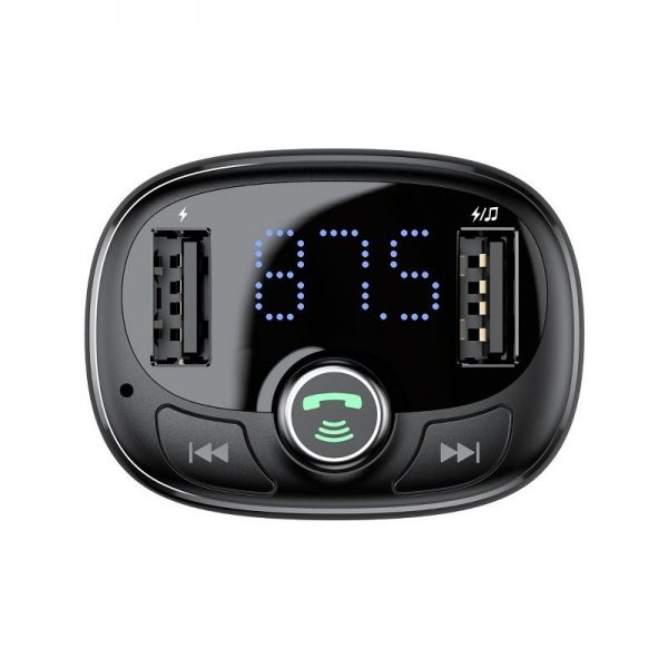 Baseus FM Transmitter Bluetooth USB microSD (Black) navod