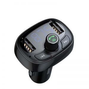 Baseus FM Transmitter Bluetooth USB microSD (Black)