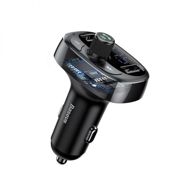 Baseus FM Transmitter Bluetooth USB microSD (Black) sk