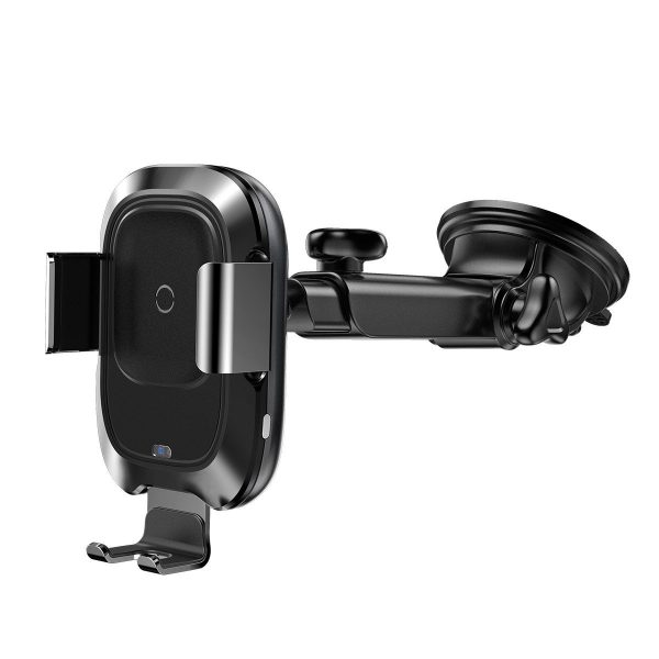 Baseus Gravitational Car Mount with Qi Inductive Charger (Black) sk