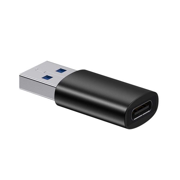 Baseus Ingenuity USB-A to USB-C adapter OTG (black) sk