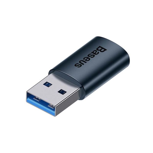 Baseus Ingenuity USB-A to USB-C adapter OTG (blue) cena