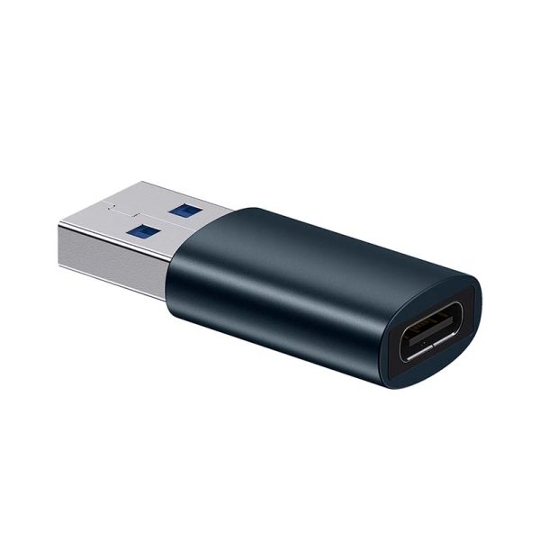 Baseus Ingenuity USB-A to USB-C adapter OTG (blue) sk