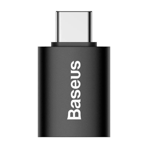 Baseus Ingenuity USB-C to USB-A adapter OTG (Black) navod