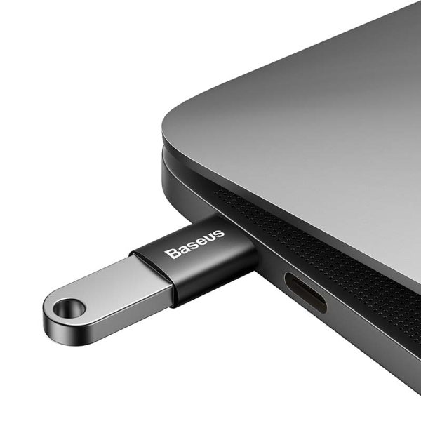 Baseus Ingenuity USB-C to USB-A adapter OTG (Black) distributor