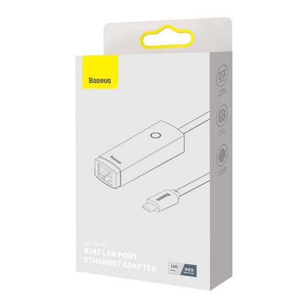 Baseus Lite Series USB-C to RJ45 network adapter