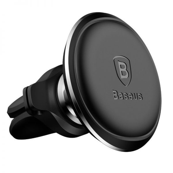 Baseus Magnetic Air Vent magnetic car holder for grid (Black) sk