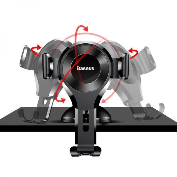 Baseus Osculum gravitational phone holder (black) distributor