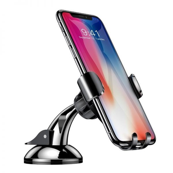 Baseus Osculum gravitational phone holder (black + silver) distributor