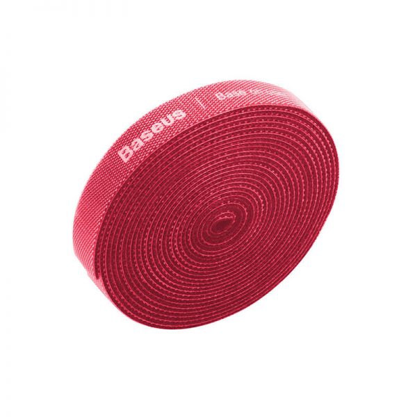 Baseus Rainbow Circle Velcro Straps 3m Red