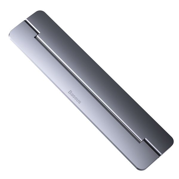 Baseus Self-adhesive aluminum holder for MacBook ultra (dark gray) navod