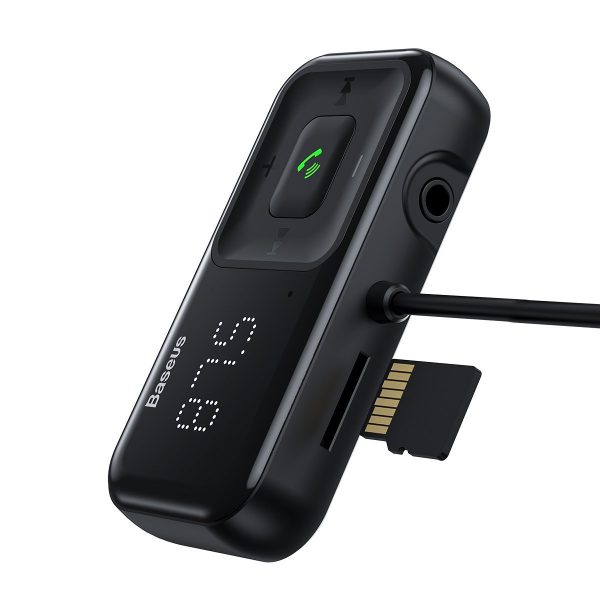 Baseus T typed S-16 wireless MP3 car charger Black navod