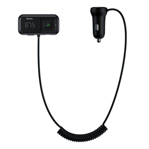 Baseus T typed S-16 wireless MP3 car charger Black