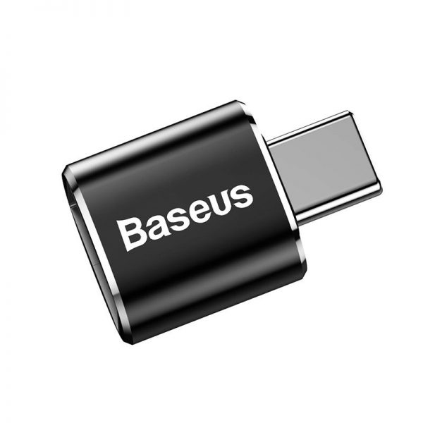 Baseus USB to USB Type-C Adapter 2.4A (Black) cena