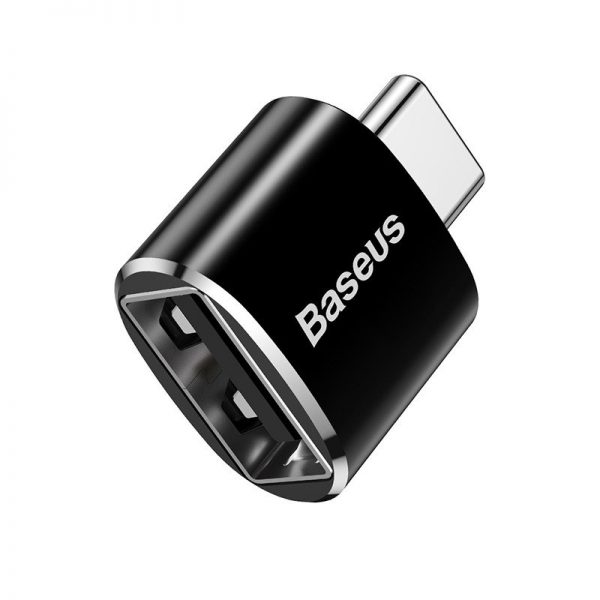 Baseus USB to USB Type-C Adapter 2.4A (Black) navod