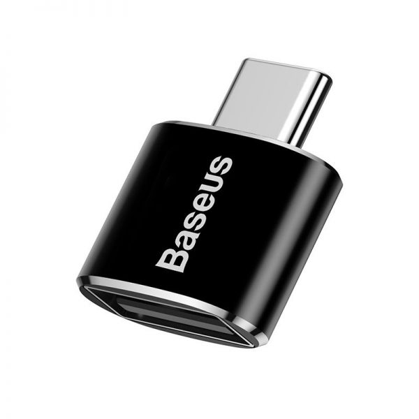 Baseus USB to USB Type-C Adapter 2.4A (Black) distributor