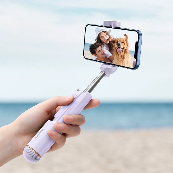 Bluetooth selfie stick Baseus Ultra Mini (purple) sk