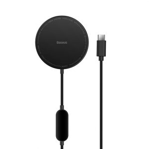 Inductive wireless charger Baseus Simple Mini2 15W (black)