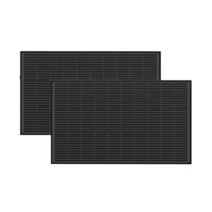 Photovoltaic panel set 2x EcoFlow 100W (rigid structure)