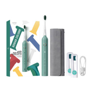 Sonic toothbrush with set of tips and case Usmile Y1S (Green)