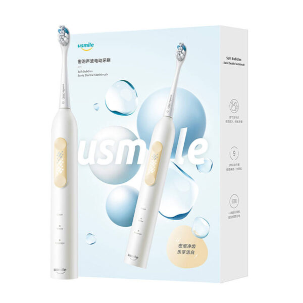 Usmile Sonic toothbrush with a set of tips P4 (white) cena